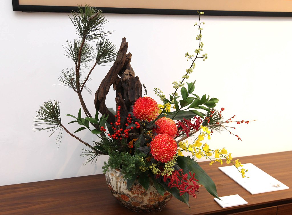 Traditional Chinese Flower Arrangement